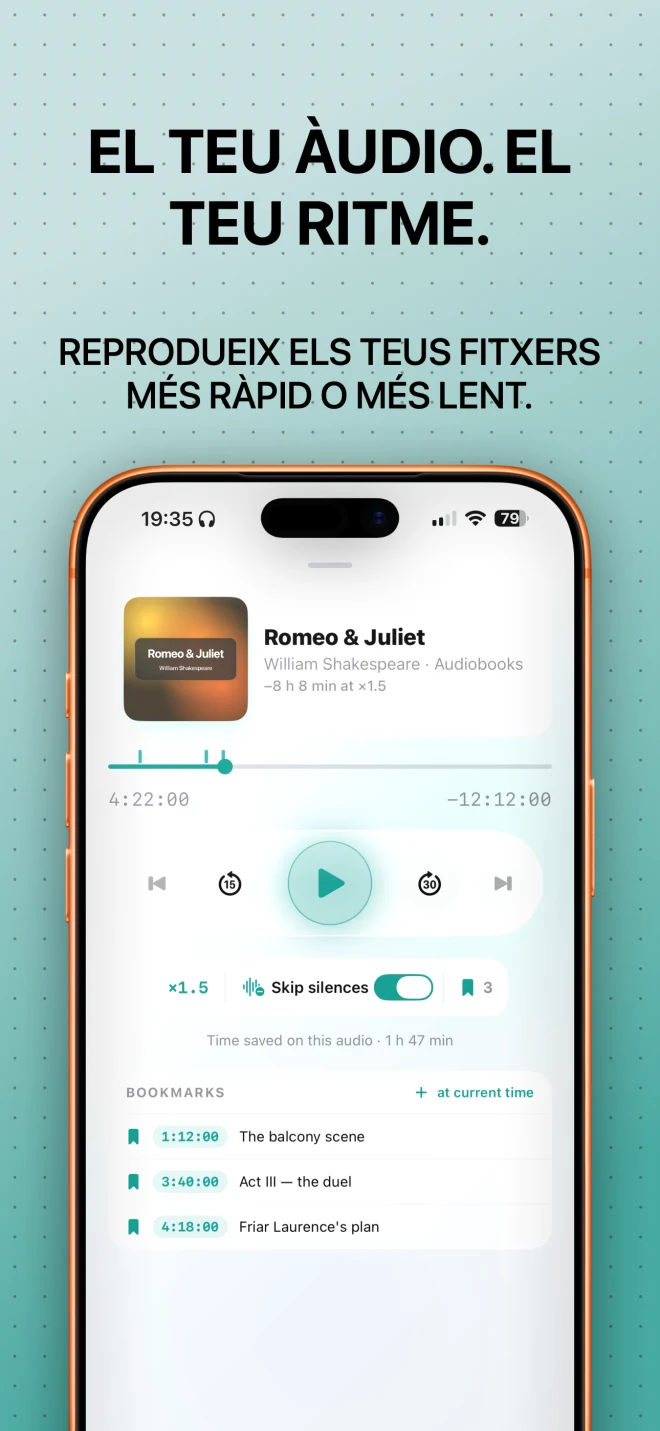 SpeedAudio screenshot 1