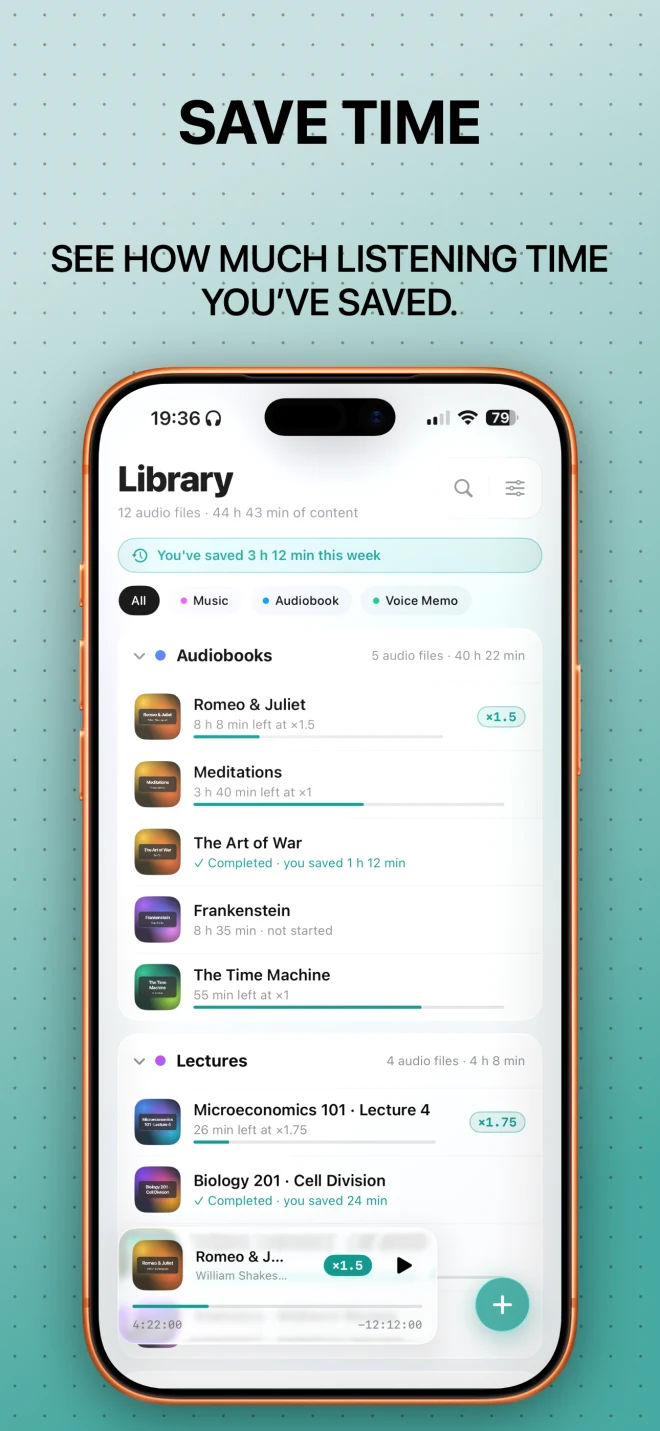 SpeedAudio screenshot 4
