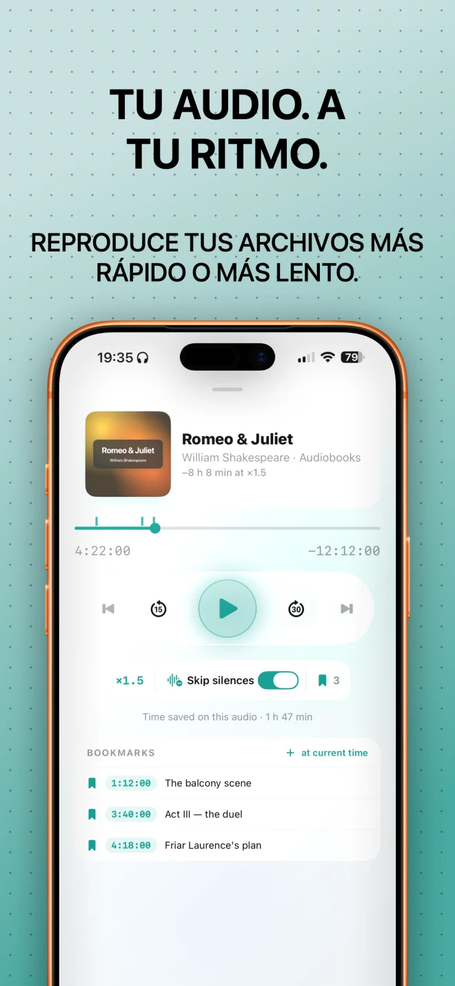 SpeedAudio screenshot 1